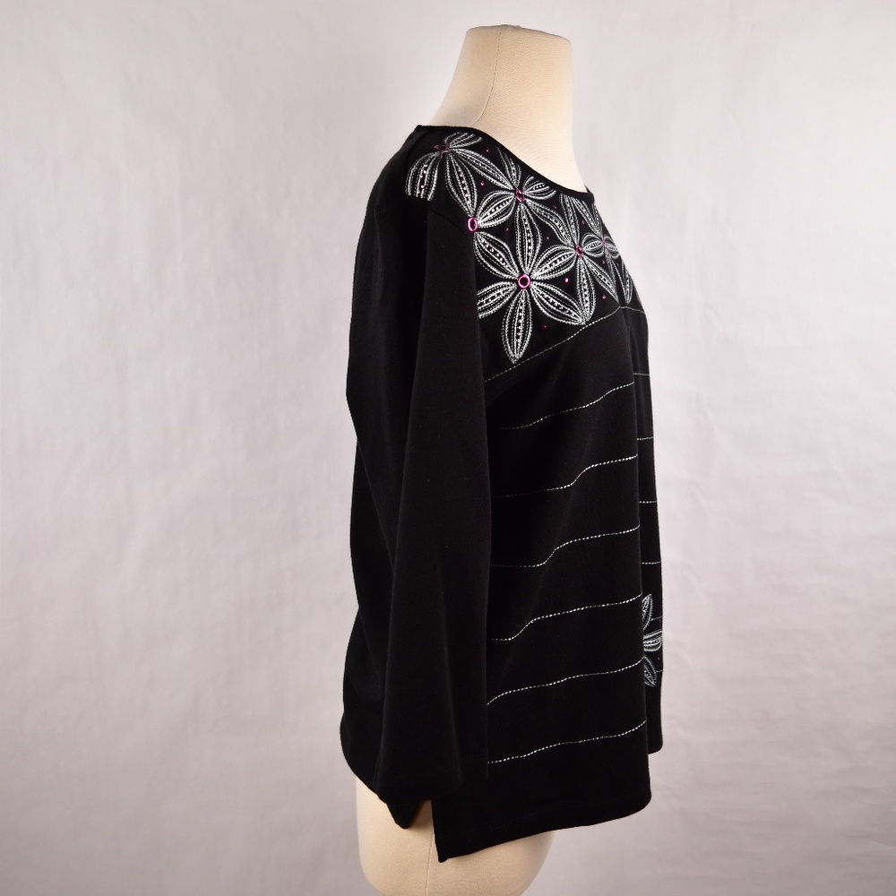 Alfred Dunner Womens Blouse Size S Embellishments - Picture 3 of 6